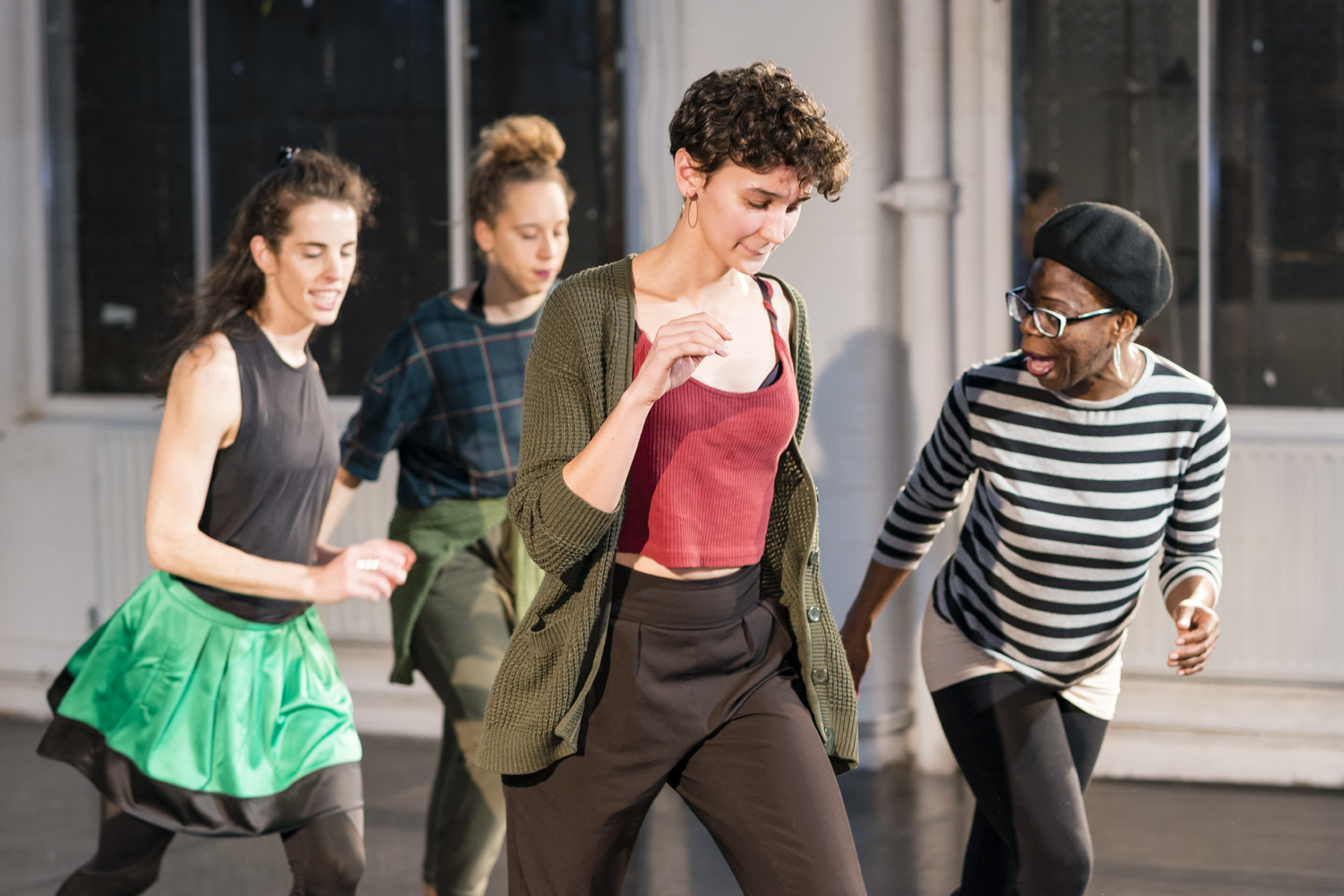 Photo of happy dancers