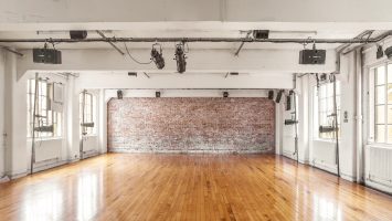 Image of empty Performance Studio at Chisenhale Dance Space